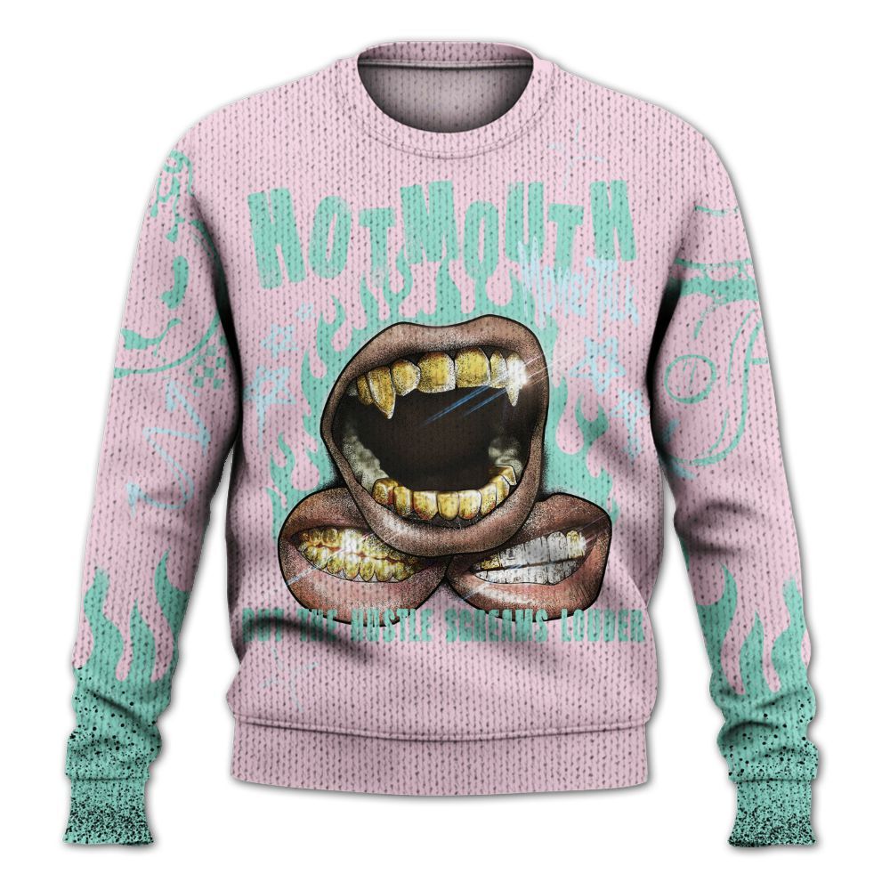 Knitted Sweater To Match Retro Easter 5s - Mouth Burning Street Style