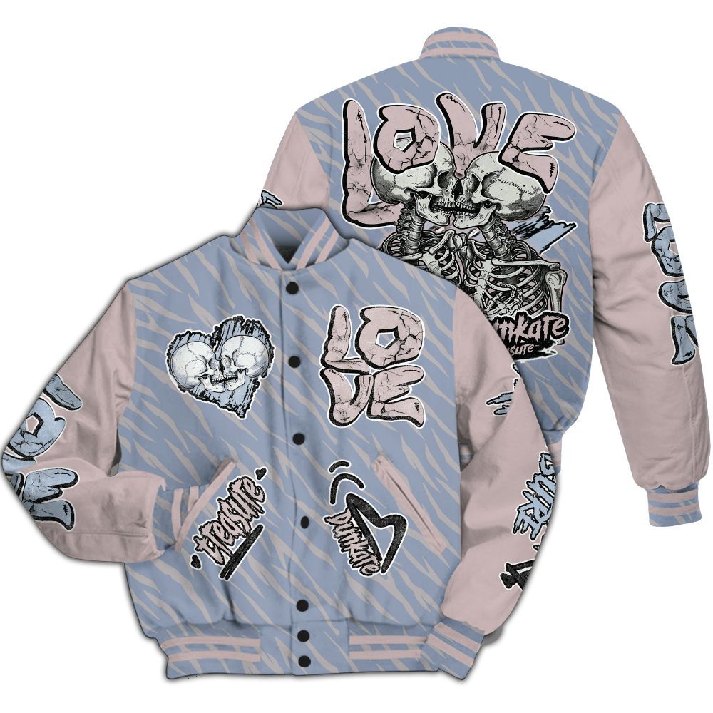 Varsity Jacket To Match Ja 2 Induction - Skull Bear All Over Print