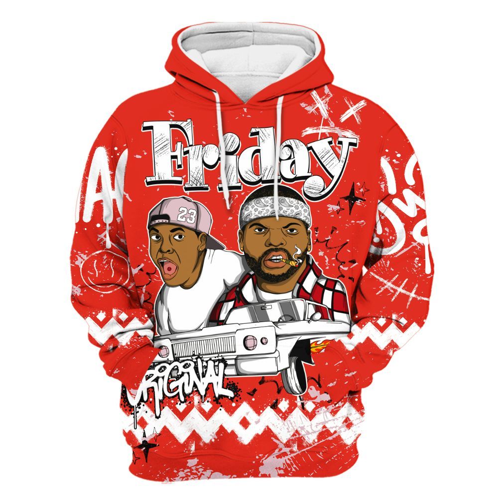 Hoodie To Match Air Force 1 Low GS Valentine's Day - Friday Sneaker Crayon All Over Print