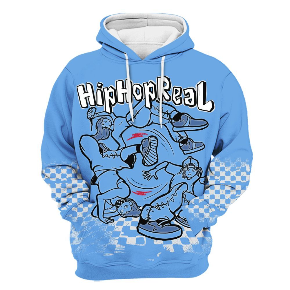 Hoodie To Match University Blue 6s - Feel Life Street Style All Over Print