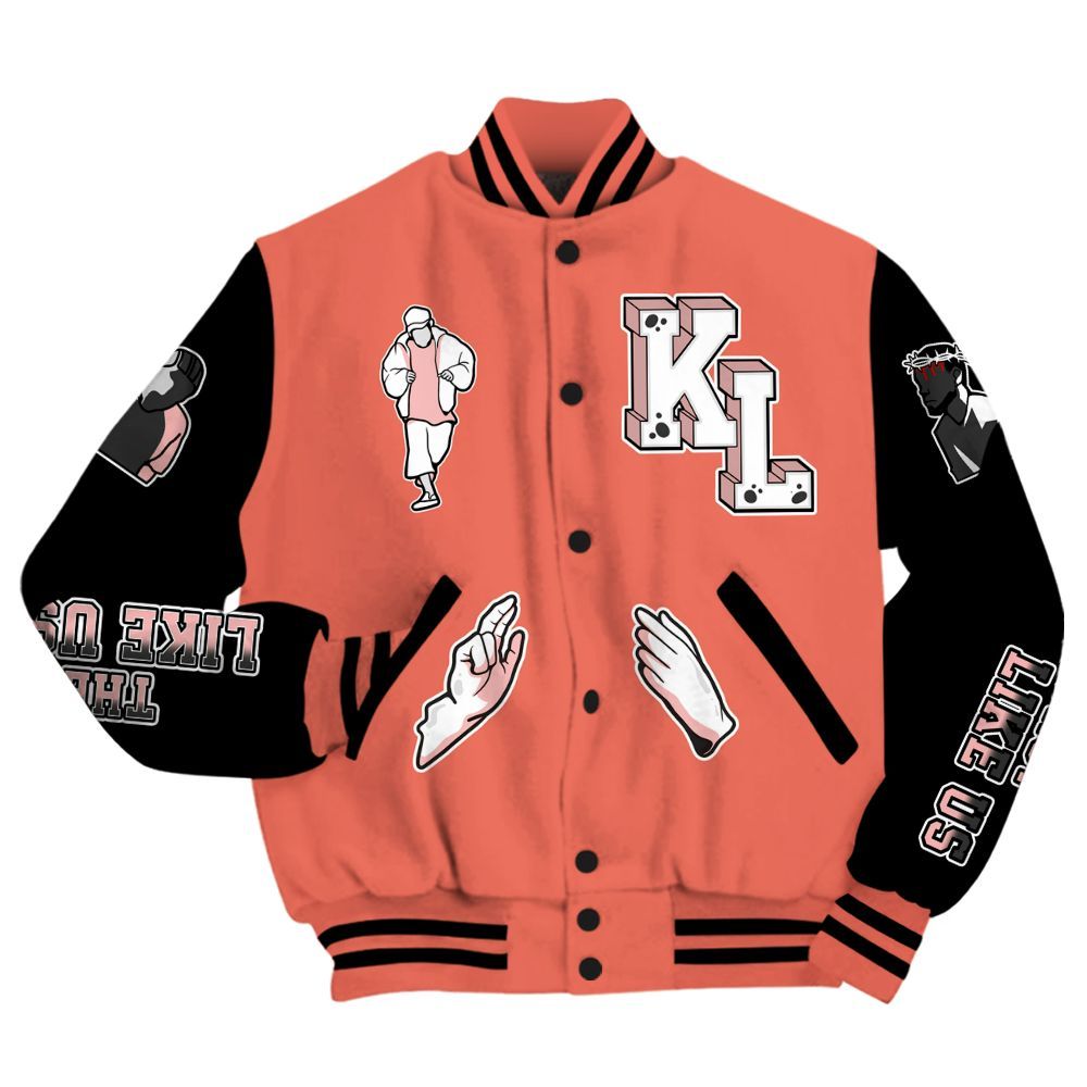 Varsity Jacket To Match Low OG PSG 1s - Dislike Us Graphic All Over Print