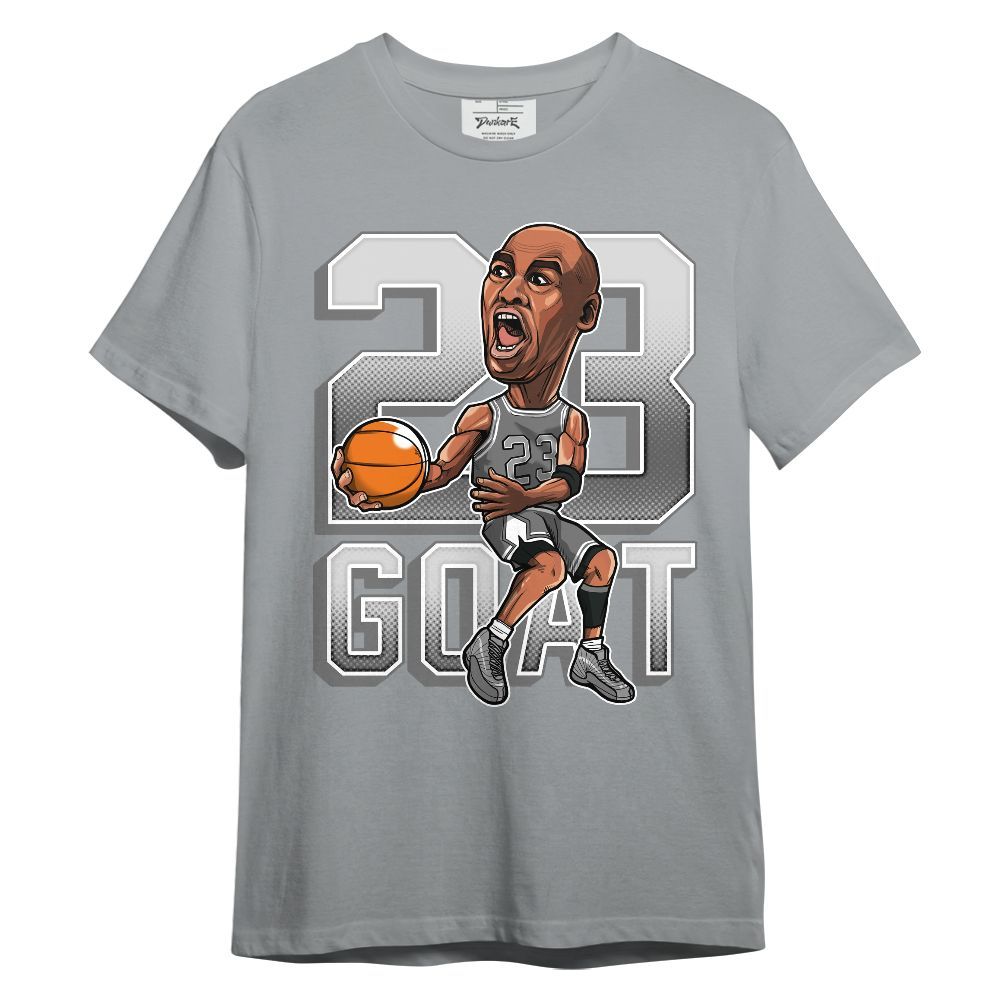 Shirt To Match Black Wolf Grey 12s - Legend G.O.A.T Basketball Shirt Graphic Unisex Shirt