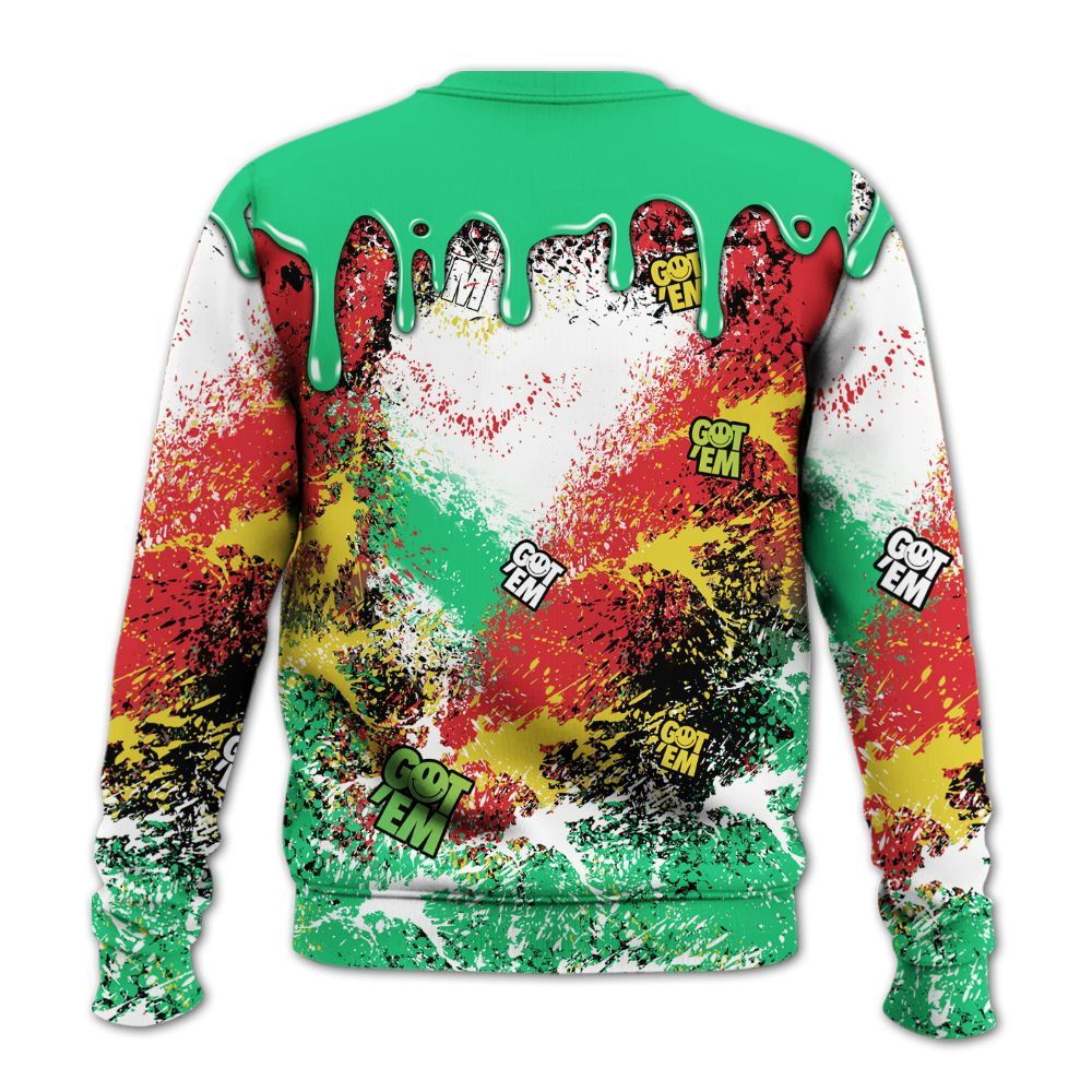 Sweatshirt To Match Ja 3 Jurassic Park Explorer - Dripping 23 Drip All Over Print