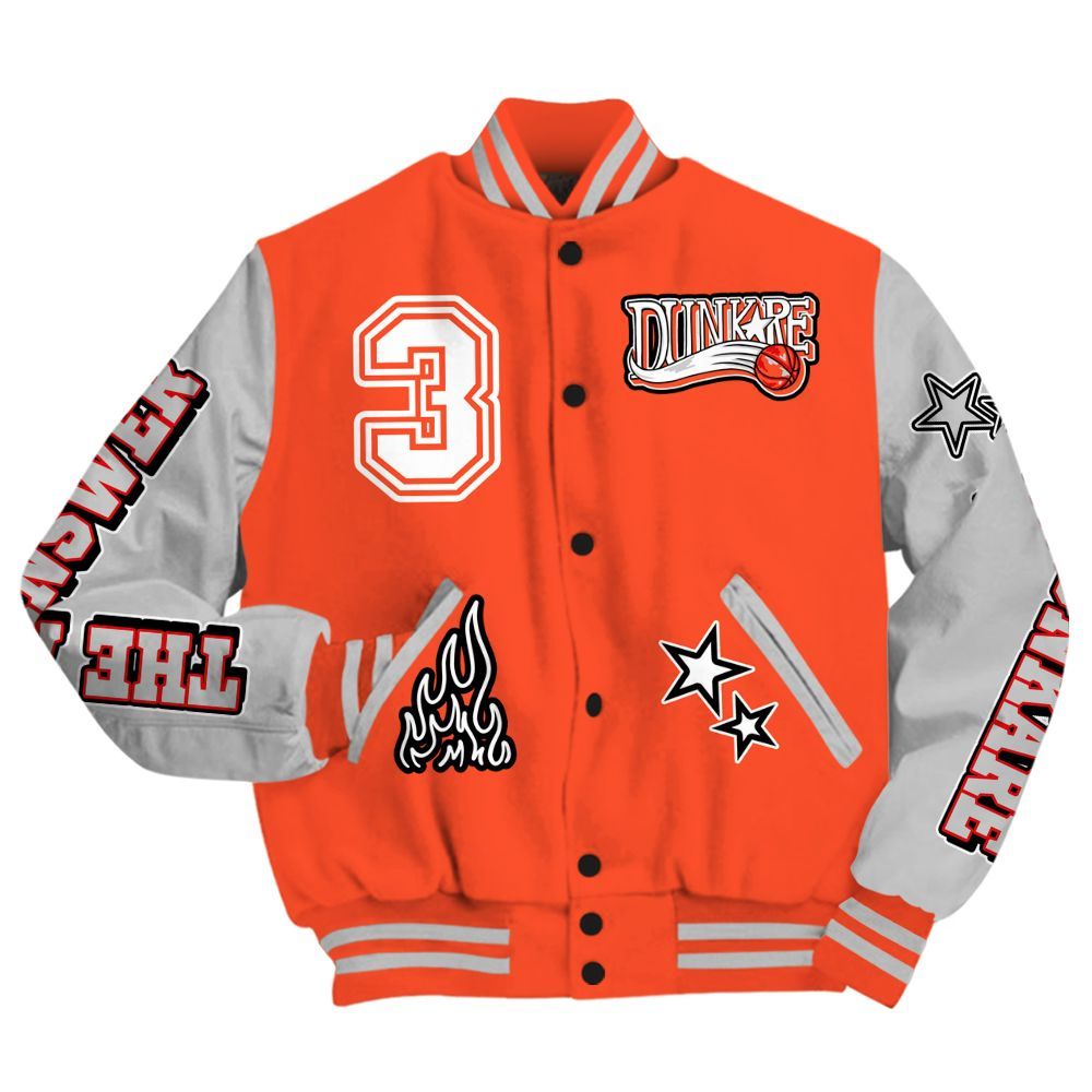 Varsity Jacket To Match Air Max 1 86 Cosmic Clay - Allen Answer Skeleton All Over Print