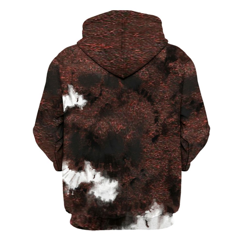 Hoodie To Match Air Force 1 Low Halloween Skull 2024 - SNEAKER Girl Money Drip Tie Dye All Over Print