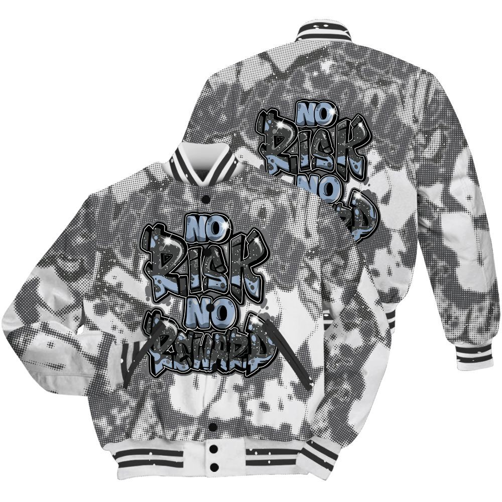 Varsity Jacket To Match Reverse Black White 6s Shirt - No Risks No Reward Street All Over Print