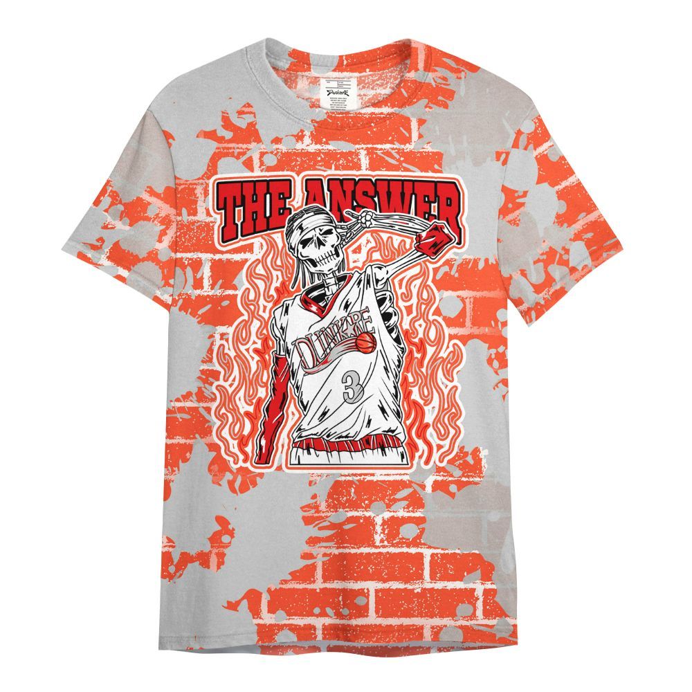Shirt To Match Air Max 1 86 Cosmic Clay - Allen Answer Skeleton Brick All Over Print