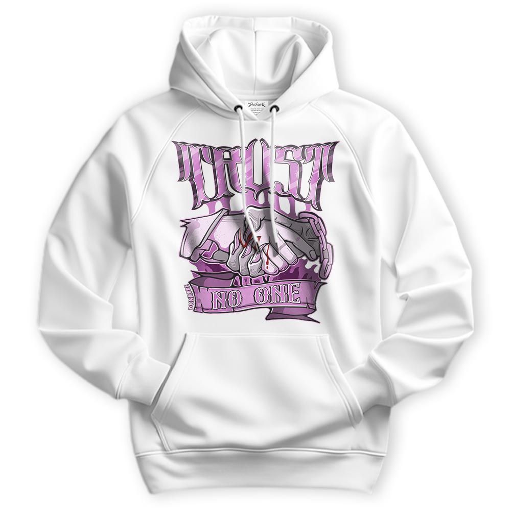 Sweatshirt To Match Hyper Violet 4s Hoodie - Trust No One Graphic Hoodie Unisex