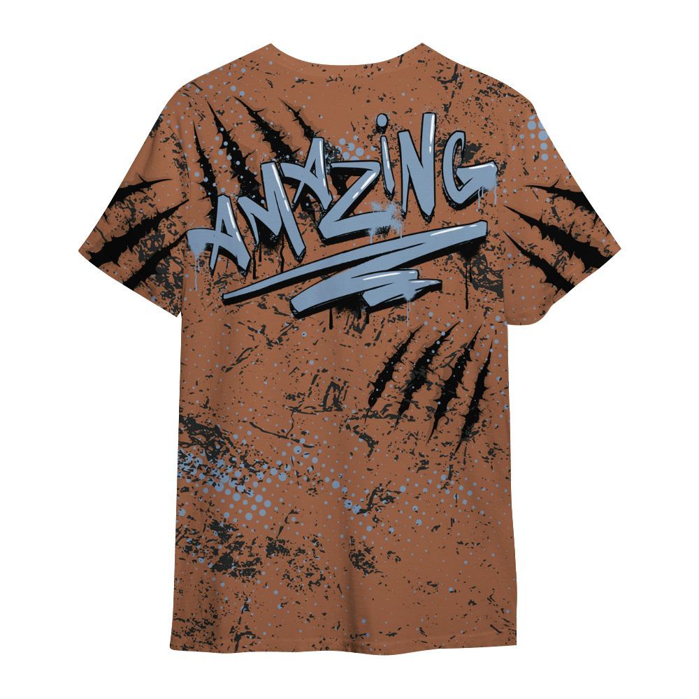 Shirt To Match Air Foamposite Metallic Copper - God Blessed All Over Print