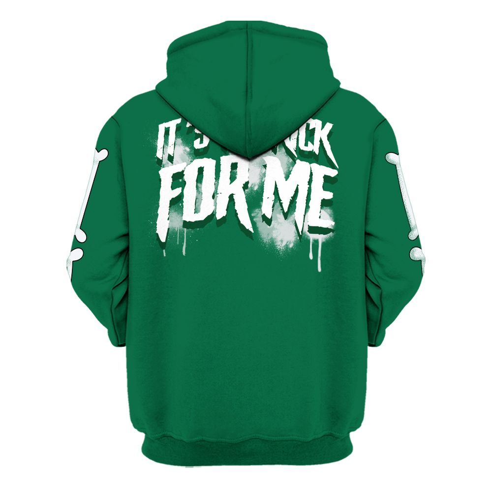 Hoodie To Match Pine Green 4s - It's The Kick For Me All Over Print