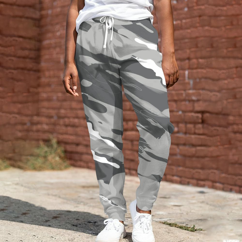 Sweatpant To Match Retro Wet Cement 4s - Colored All Over Print