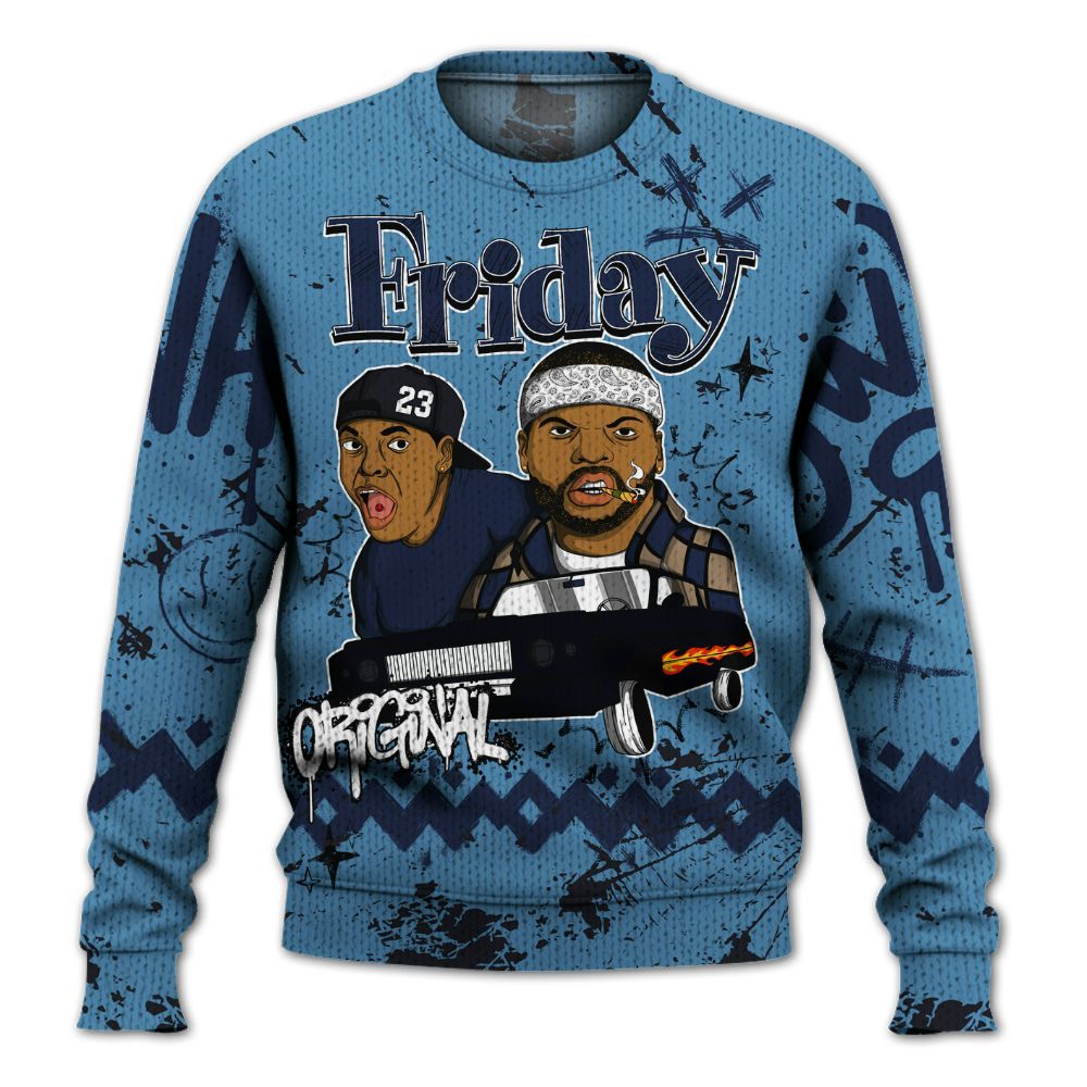 Knitted Sweater To Match Air Force 1 Stash - Friday Sneaker Crayon