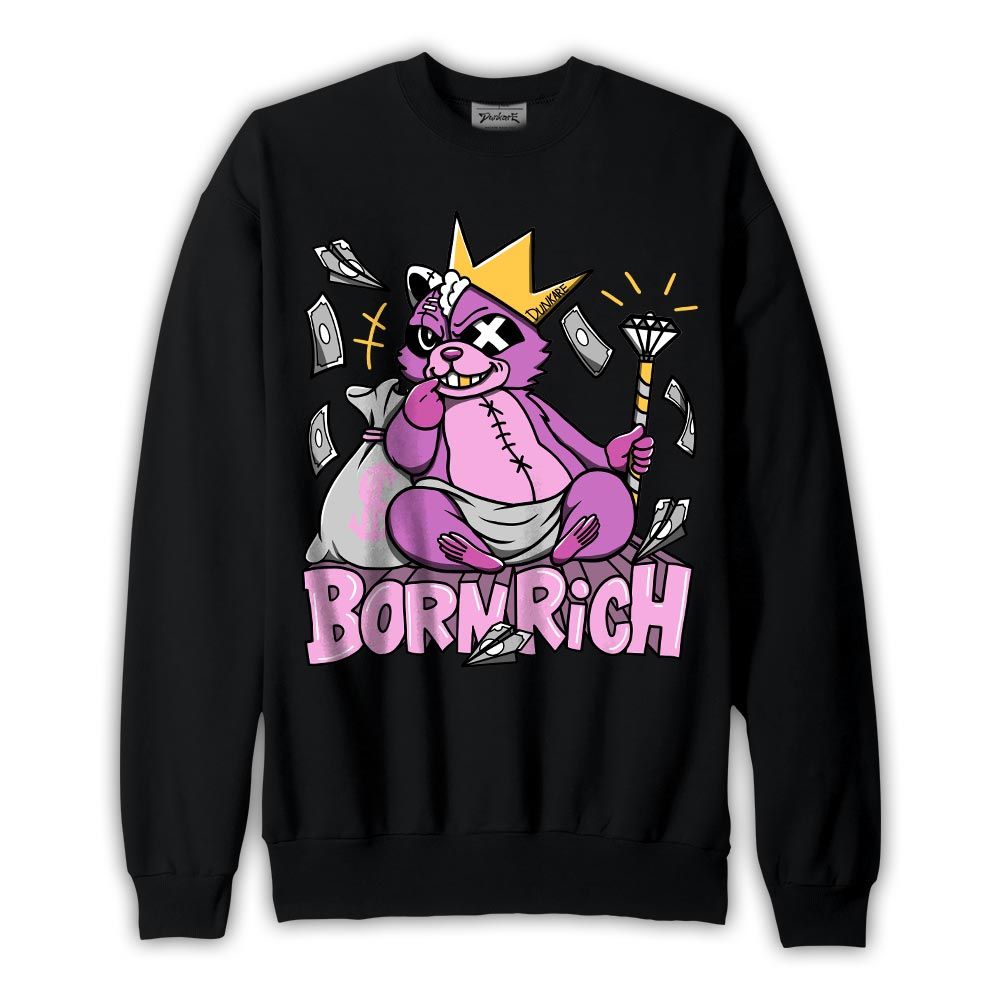 Sweatshirt To match Sweatshirt Born Rich Raccoon, Hyper Violet 4s Sweatshirt To Match Sneaker 2404 DNY