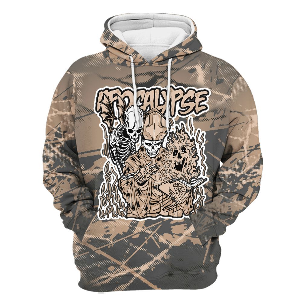 Hoodie To Match Kobe 9 EM Mamba - Apocalypse Skeleton Profound All Over Print