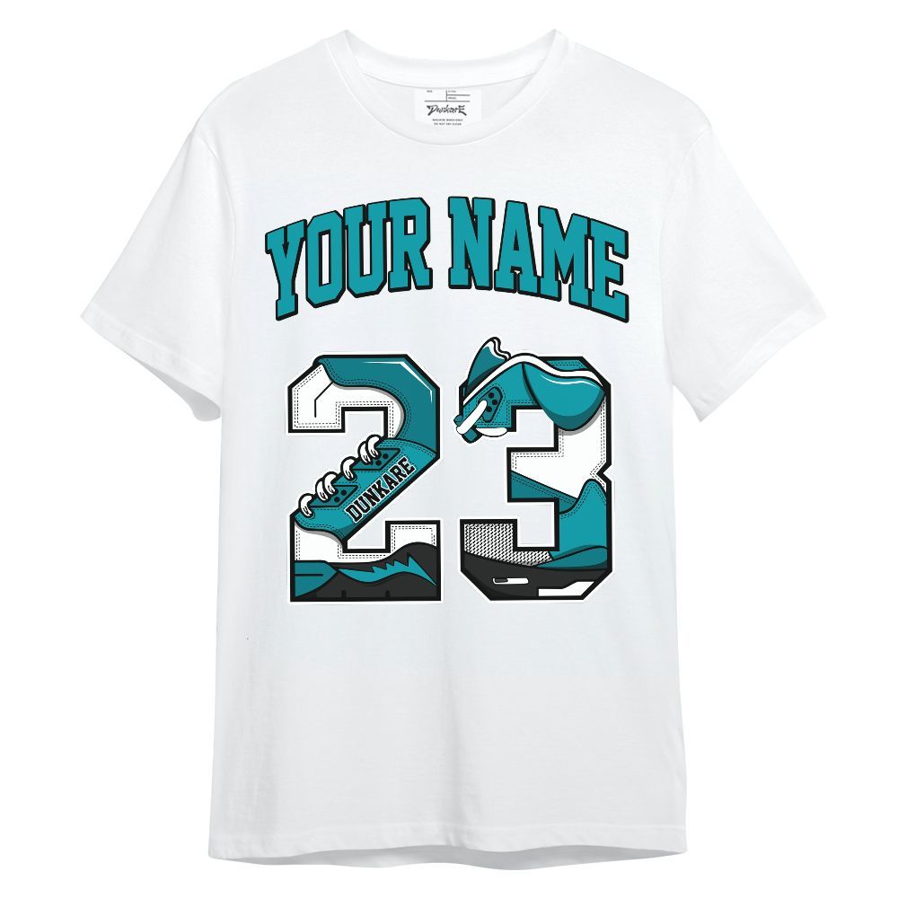 Shirt To Match Air Griffey Max Aquamarine 1s - Custom Name Number 23 5s Unisex Shirt