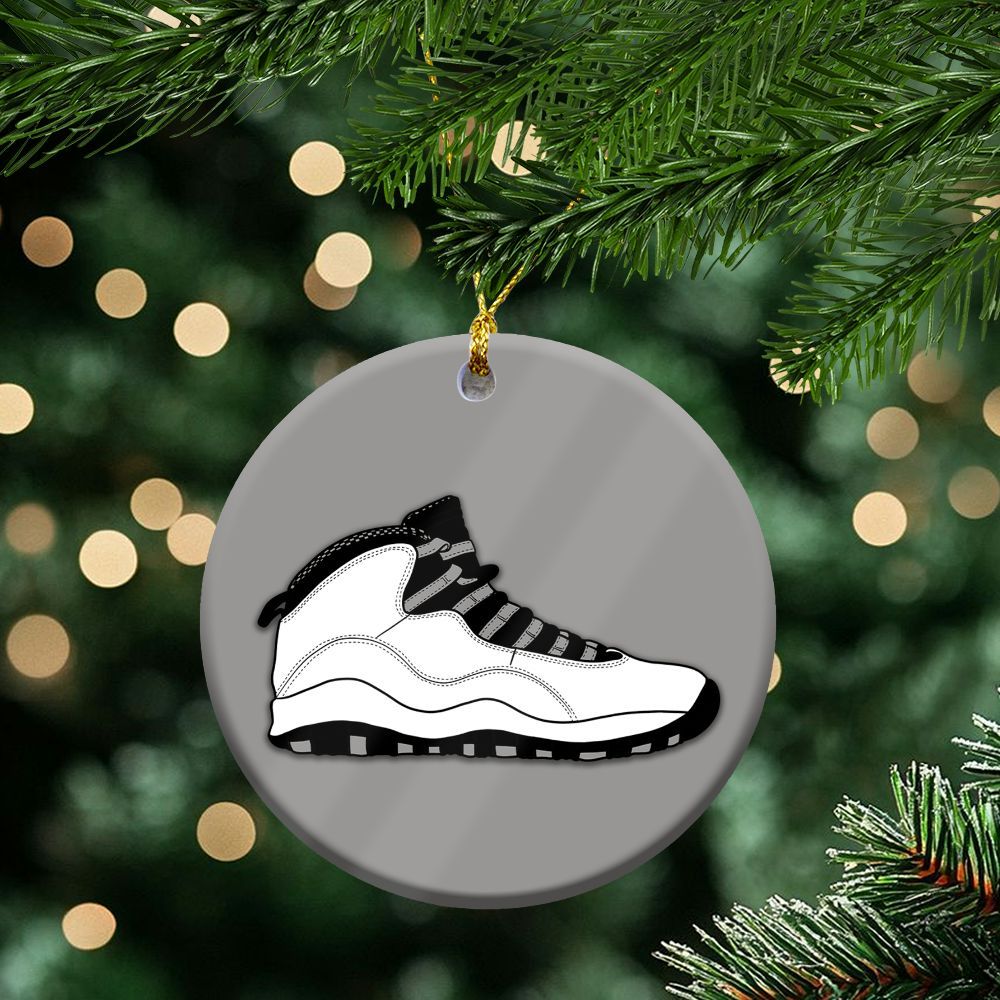 OG Steel Grey 10s Ceramic Ornaments