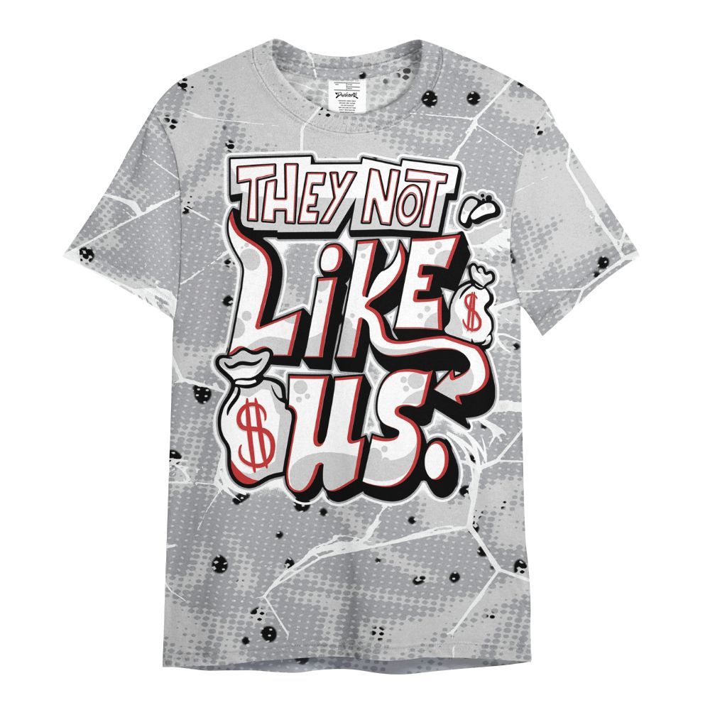 Shirt To Match White Cement 4s - Dislike Us Graphic All Over Print