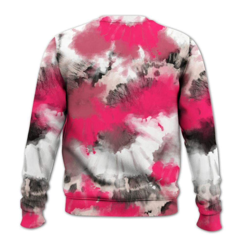 Sweatshirt To Match A'One Hyper Pink Shirt, Tie Dye FK Around Find Out All Over Print