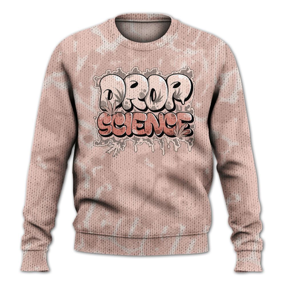 Knitted Sweater To Match Low Legend Pink 11s - Drop Science Street