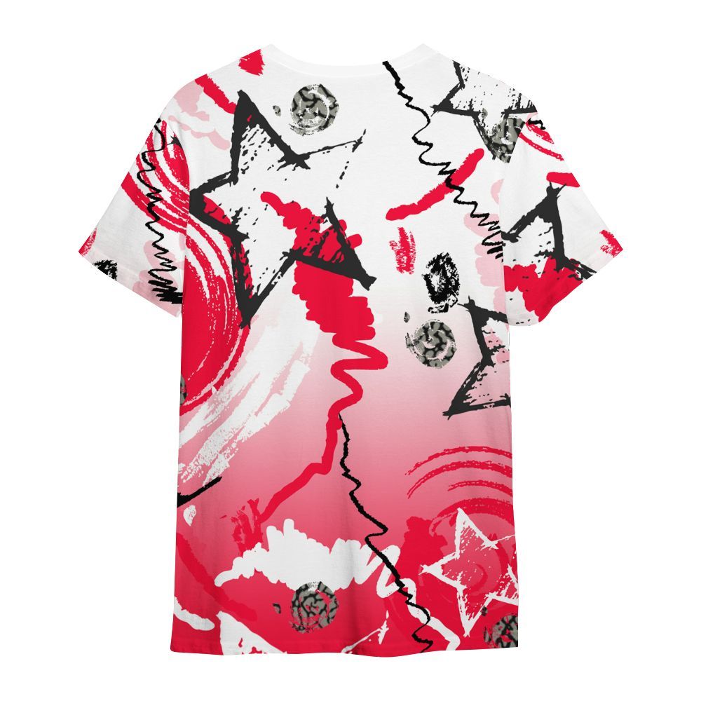 Shirt To Match Retro Fire Red 3s - Grind Shine Later Drip All Over Print