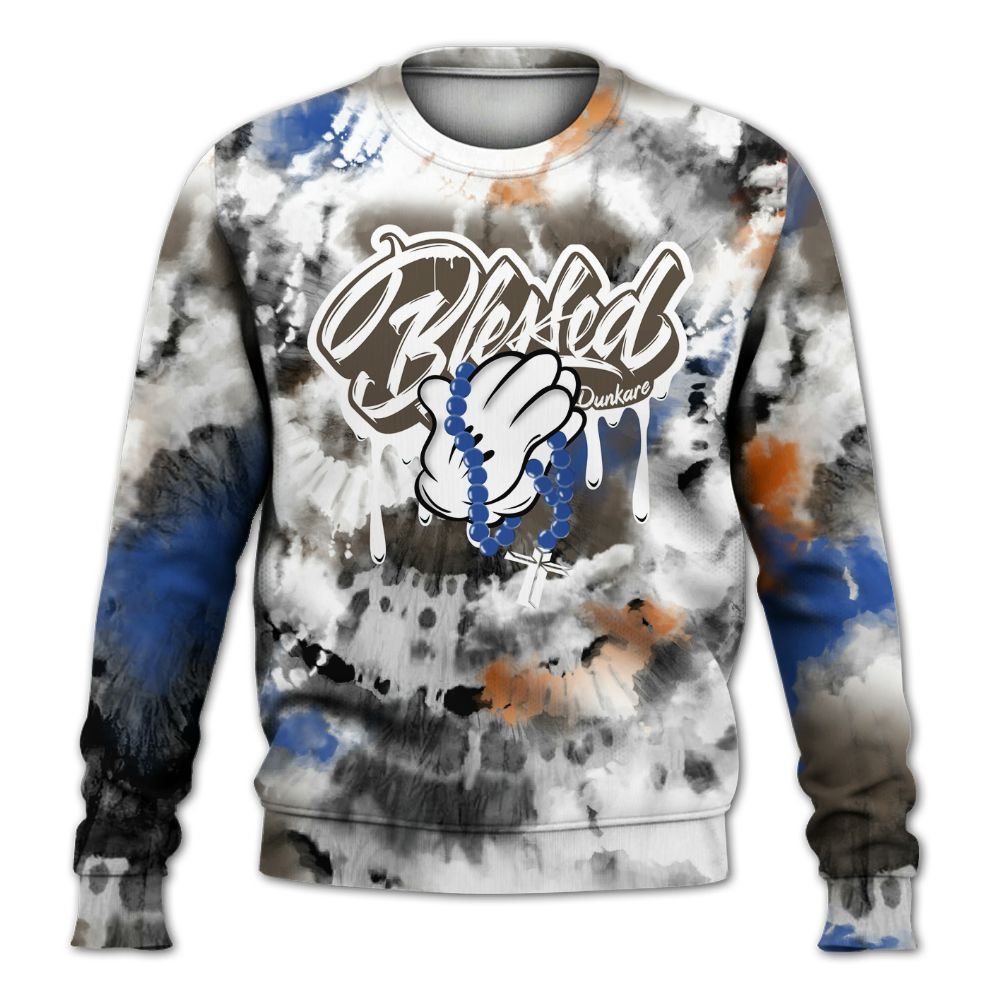 Sweatshirt To Match Palermo GS League - God Blessed Tie Dye All Over Print