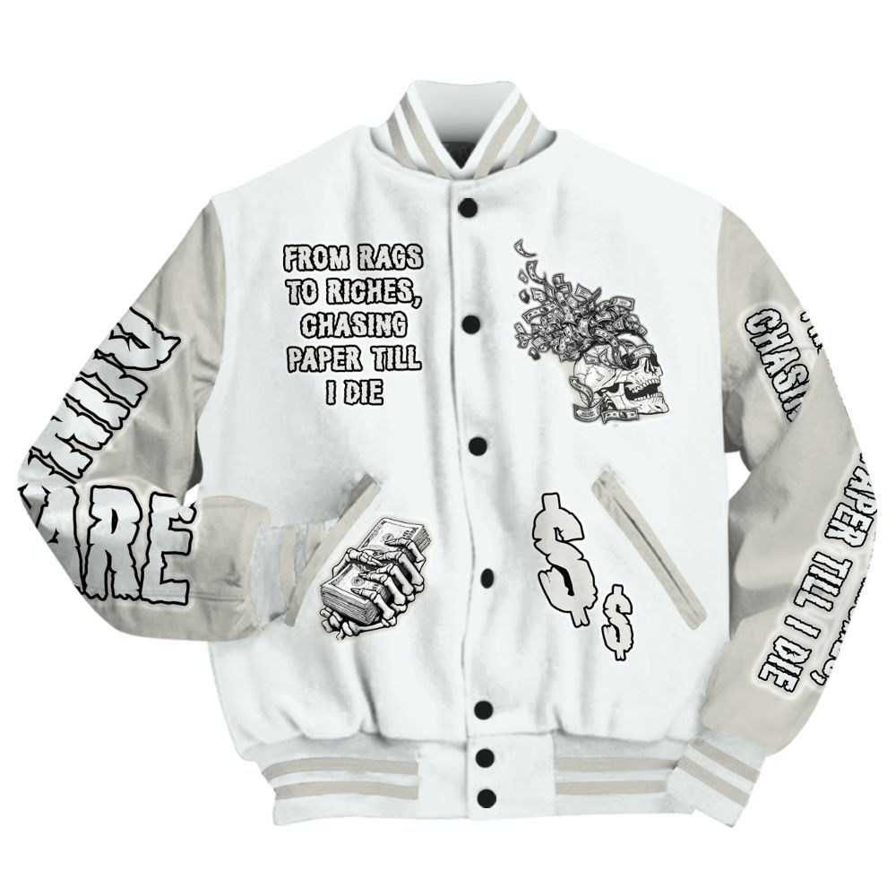Varsity Jacket To Match Air Max 1 Jacquemus White - From Rags To Riches All Over Print