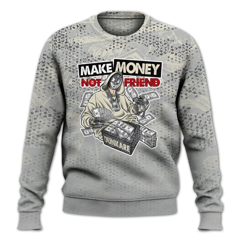 Sweatshirt To Match Cement Grey 3s - Make Moneys Unique All Over Print