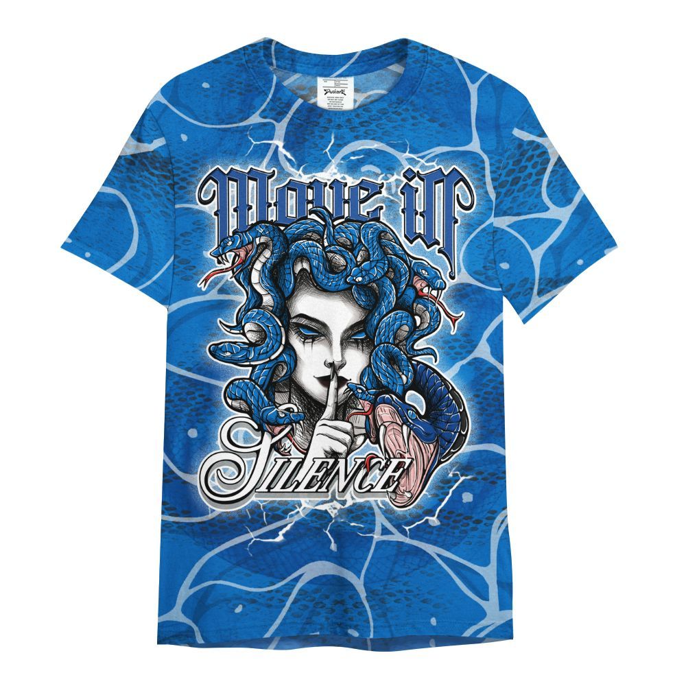 Shirt To Match Blueberry 12s - Girl Move In Silence All Over Print