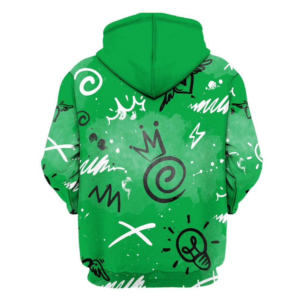 Hoodie To Match Low Lucky Green 1s - Drip Been Di2ferent All Over Print