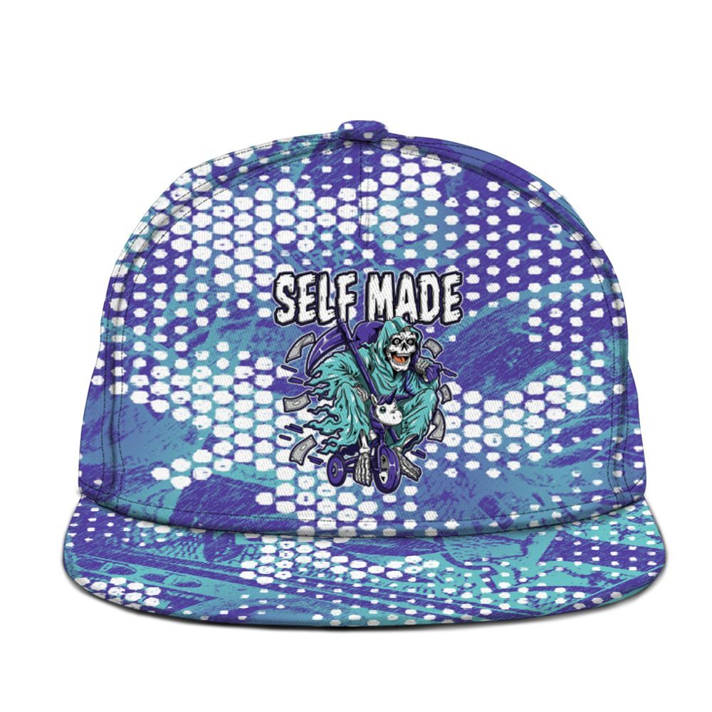Snapback To Match Low Hornets 1s - Self Make Skeleton Banknotes Art Graphic