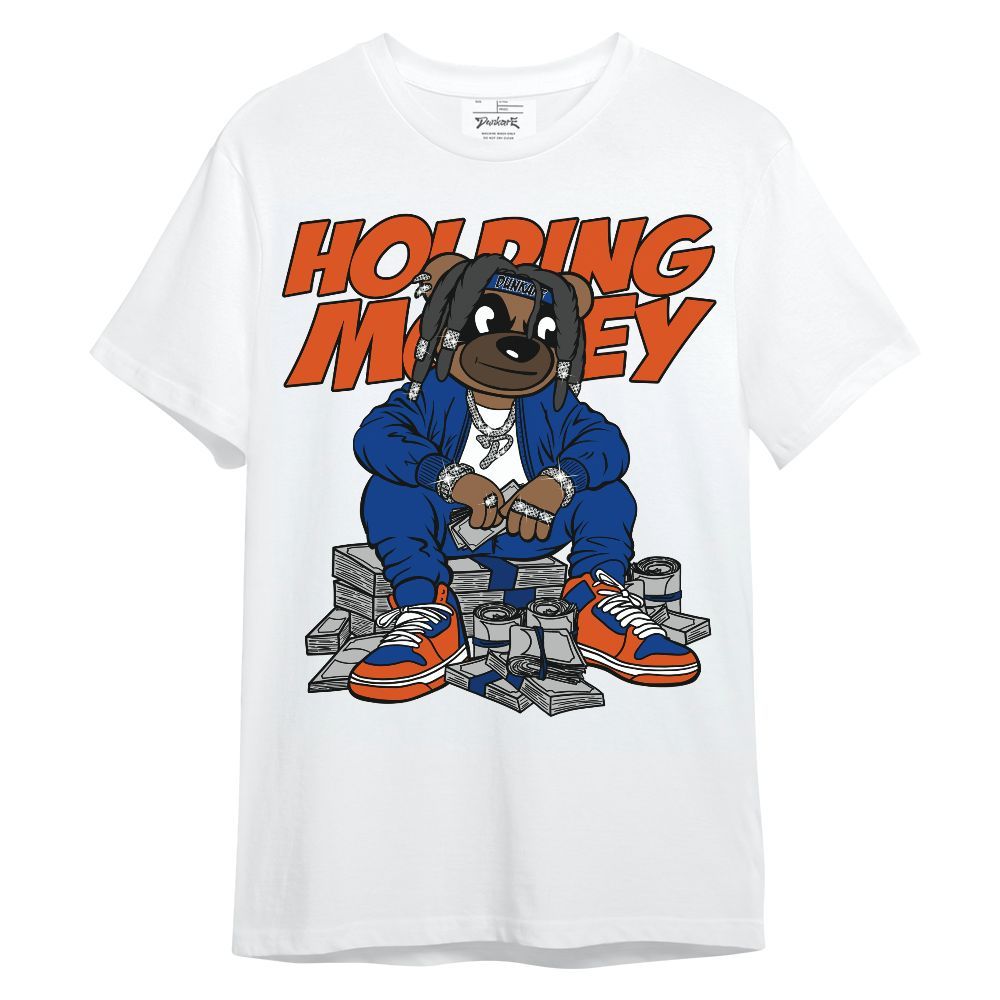 Shirt To Match Mid Knicks 1s - Possessing Moneys Bear Unisex Shirt