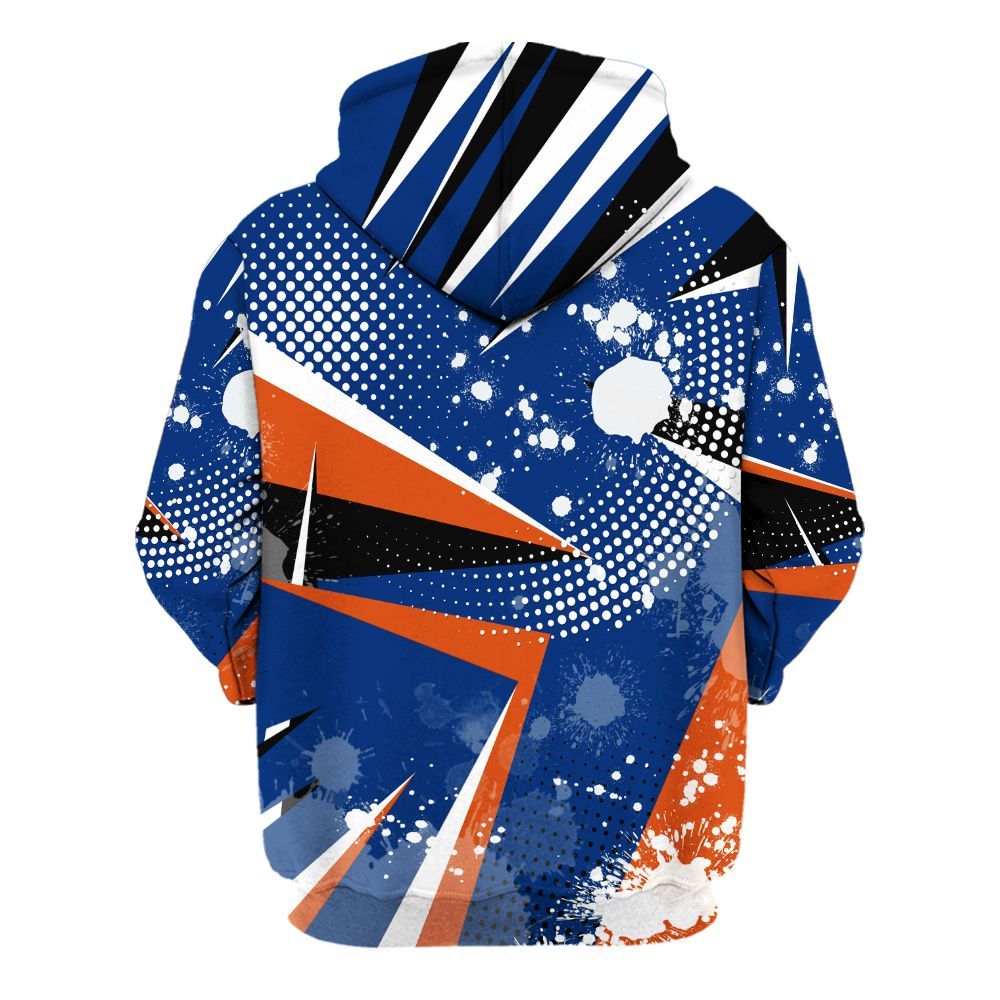 Hoodie To Match Mid Knicks 1s - Poly Trust No One Dripping All Over Print