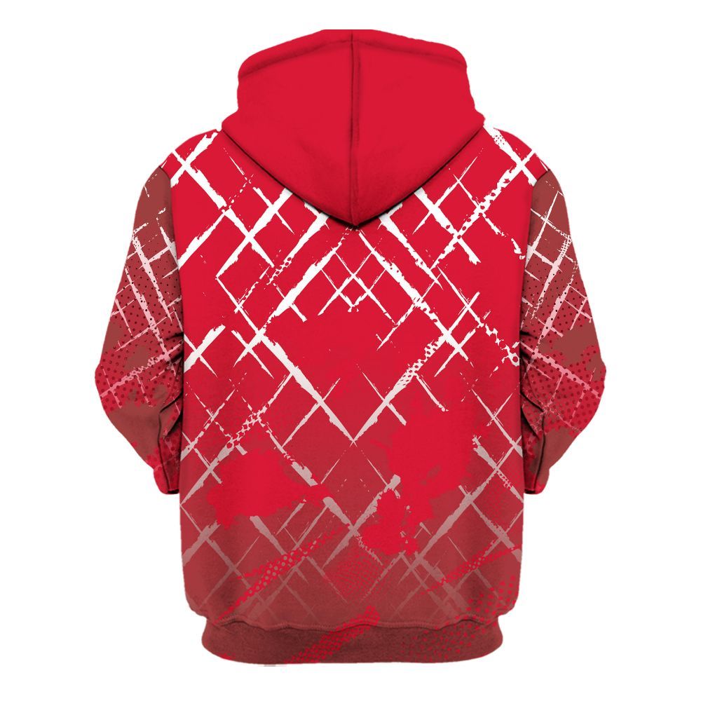 Hoodie To Match Air Max Sunder Gore Tex Fire Red - Halftone Stand Business Dripping All Over Print