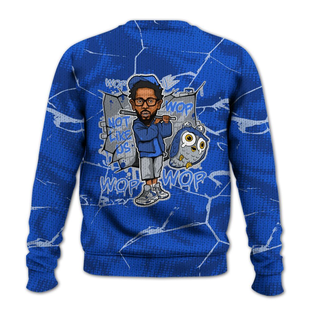 Knitted Sweater To Match Air Foamposite One Royal - None Like ComptonCity Graphic Crack