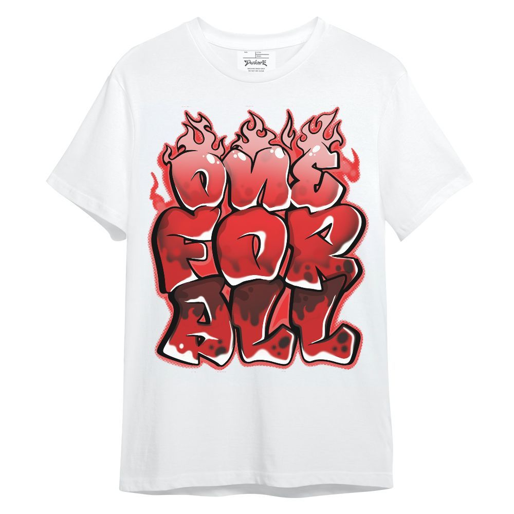 Shirt To Match Red Thunder 4s - Ones For All Graphic Unisex Shirt