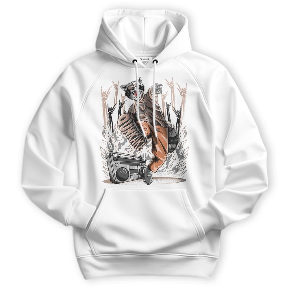 Sweatshirt To Match OG Latte 1s Hoodie - Hip Hop Raccoon Hoodie Unisex
