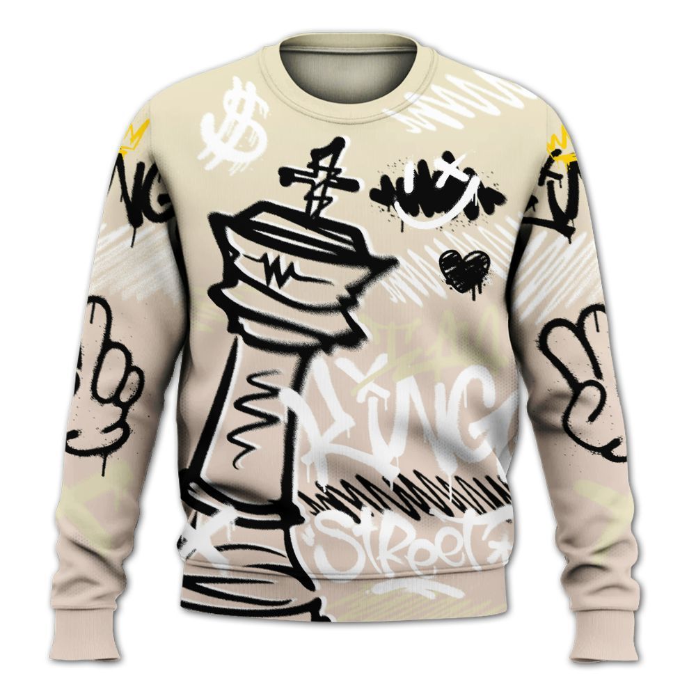 Sweatshirt To Match A Ma Maniere X Fossil Stone 4s - Street King Chess Streetwear All Over Print