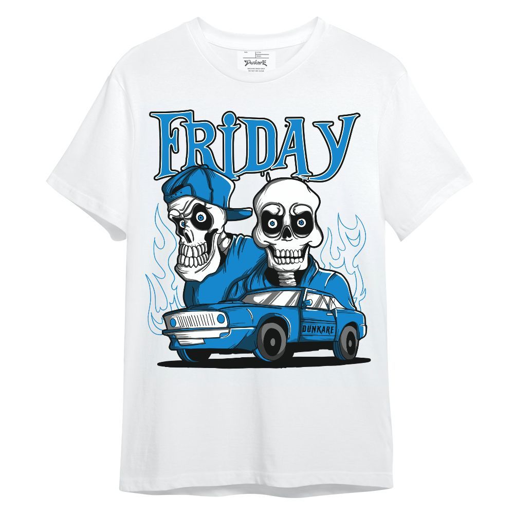 Shirt To Match Industrial Blue 4s - Friday Funny Graphic Military Blue 4s Unisex Shirt