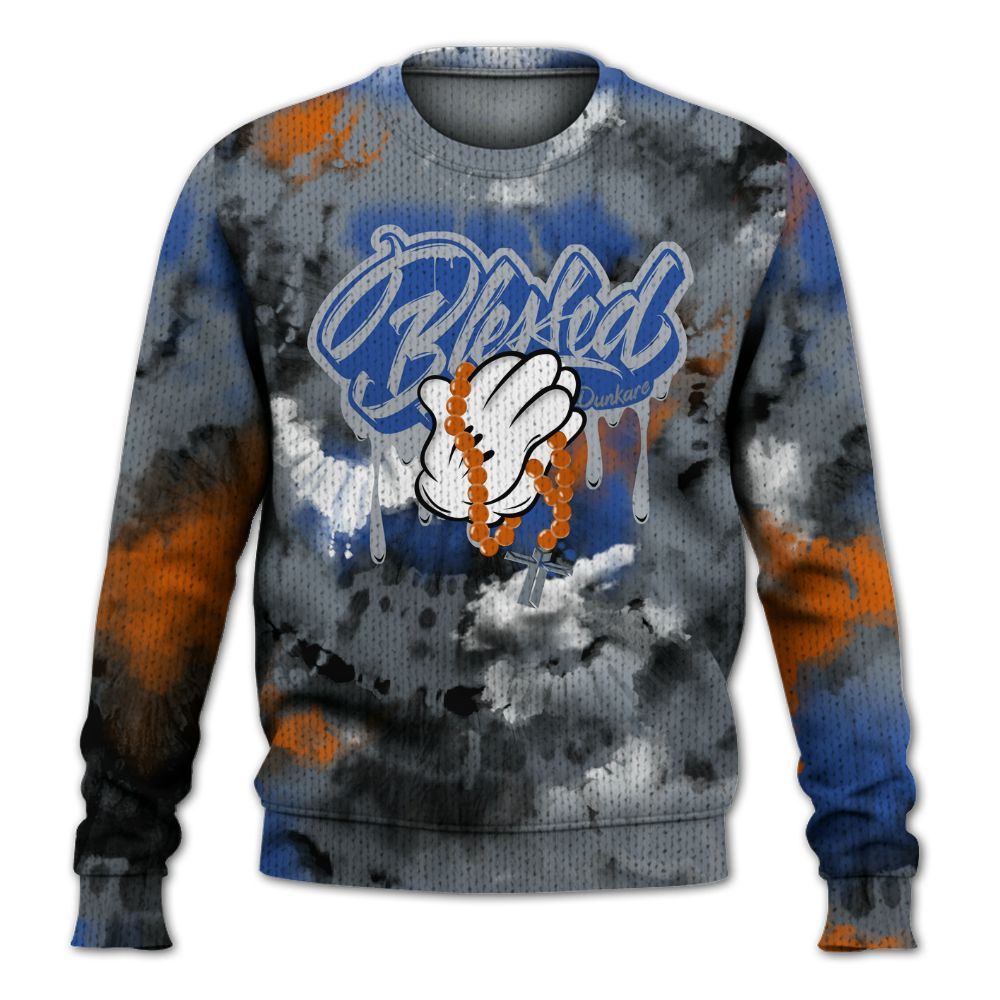Knitted Sweater To Match RS-X GS League - God Blessed Tie Dye