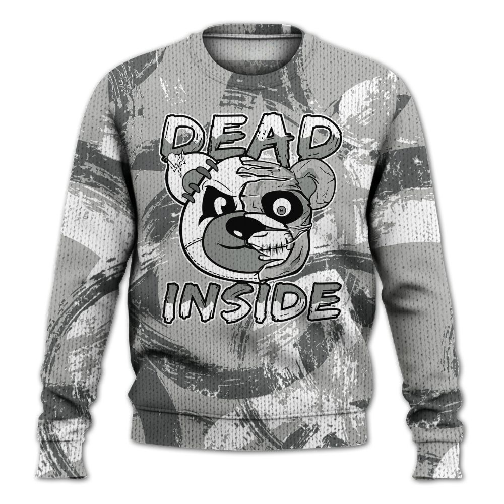 Knitted Sweater To Match Retro Wet Cement 4s - Lifeless Bear Circle Slpash