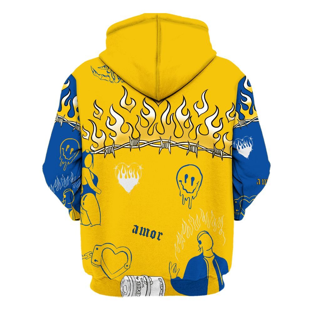 Hoodie To Match High Laney 1s - Snake Trust No One All Over Print