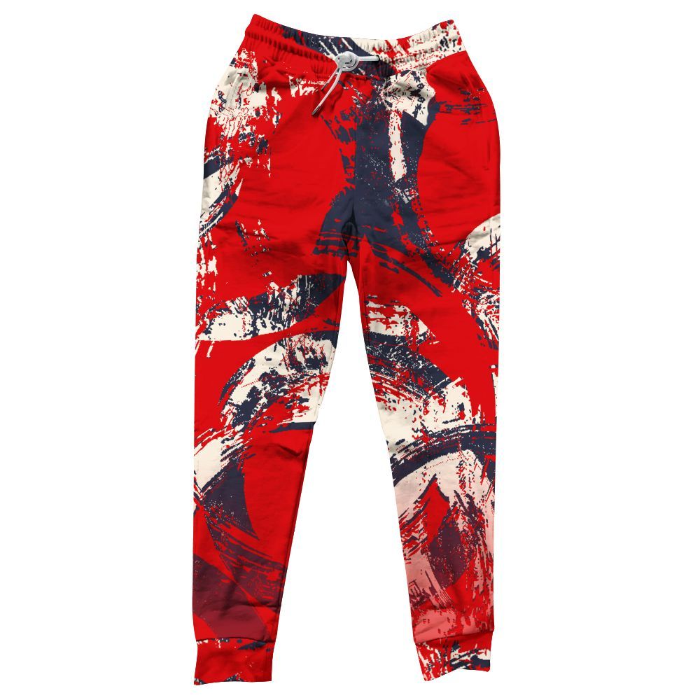 Sweatpant To Match Low OG Howard University 1s - Circle Slpash All Over Print