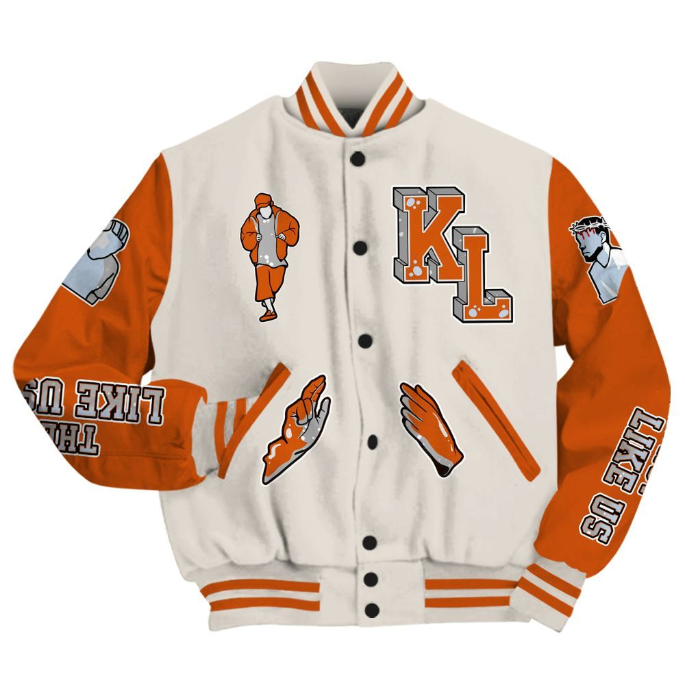Varsity Jacket To Match SE Craft 5s - Dislike Us Graphic All Over Print
