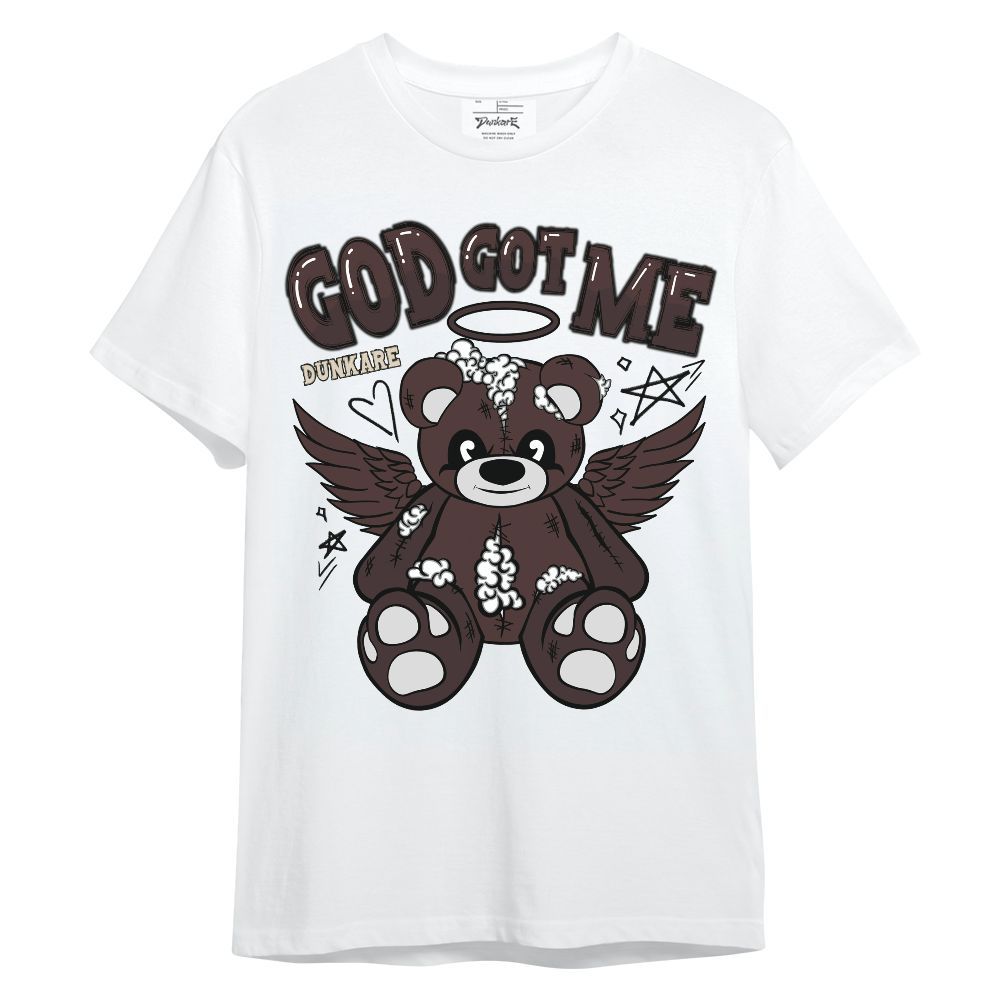 Shirt To Match Burgundy Crush 3s - Gods Guides Me Bear Unisex Shirt