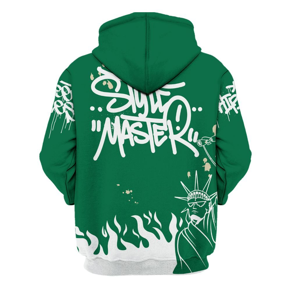 Hoodie To Match Pine Green 4s - Graphic Fck Around Find Out All Over Print