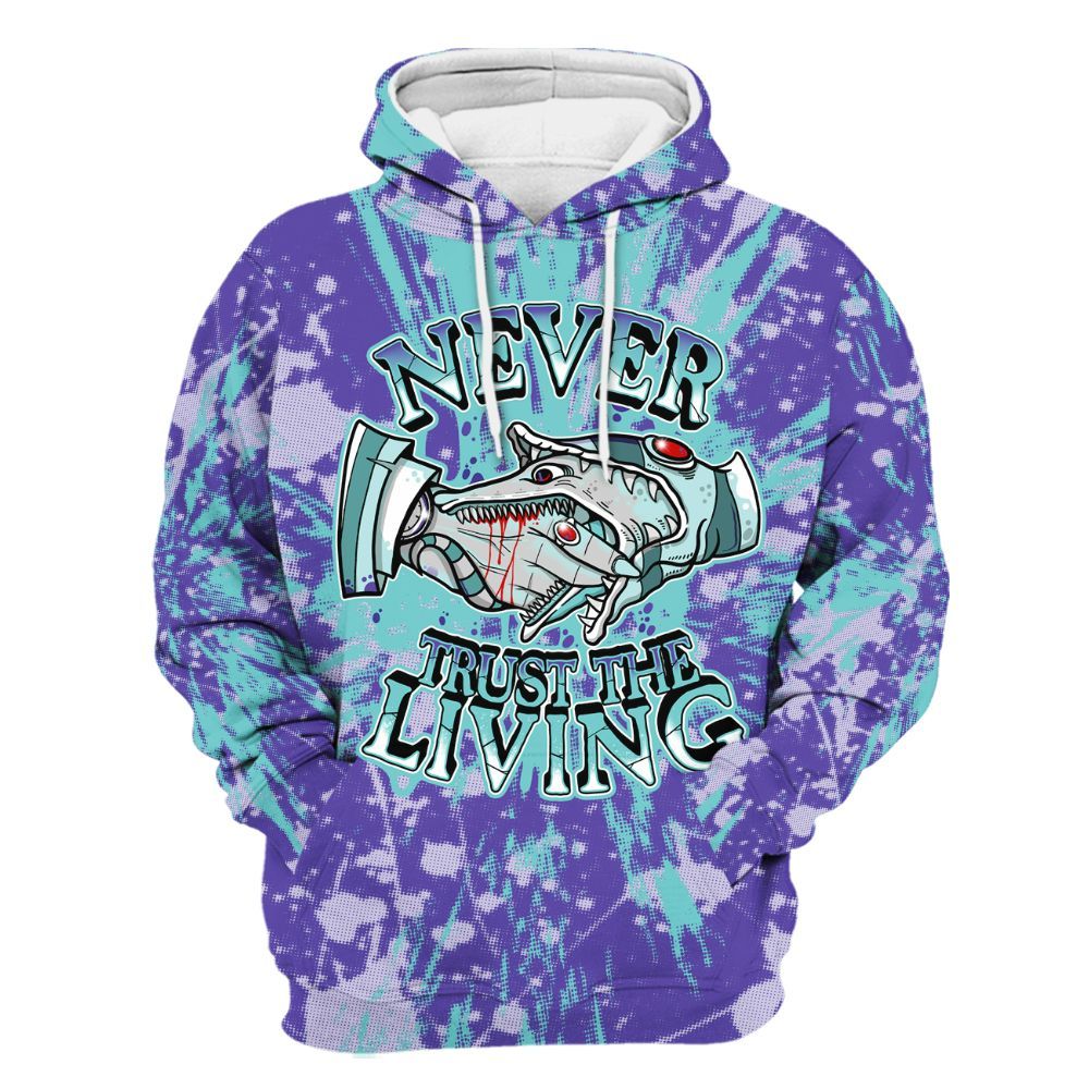 Hoodie To Match Low Hornets 1s - Never Trusting Living Graphic Halloween All Over Print