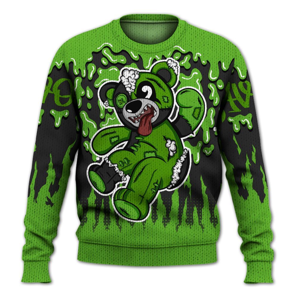 Knitted Sweater To Match Air Foamposite One Volt - Havok Bear Dripping
