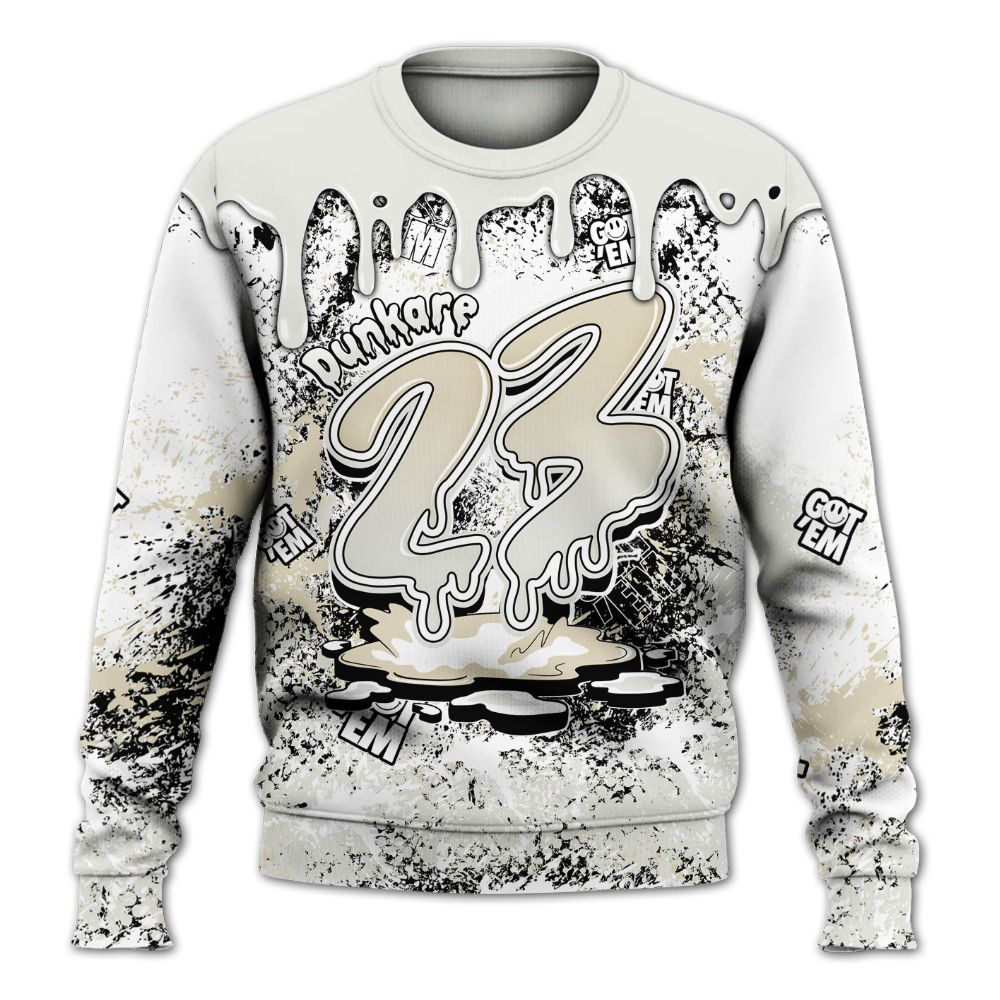 Sweatshirt To Match Grand Finale 11s Shirt, Dripping 23 Drip All Over Print