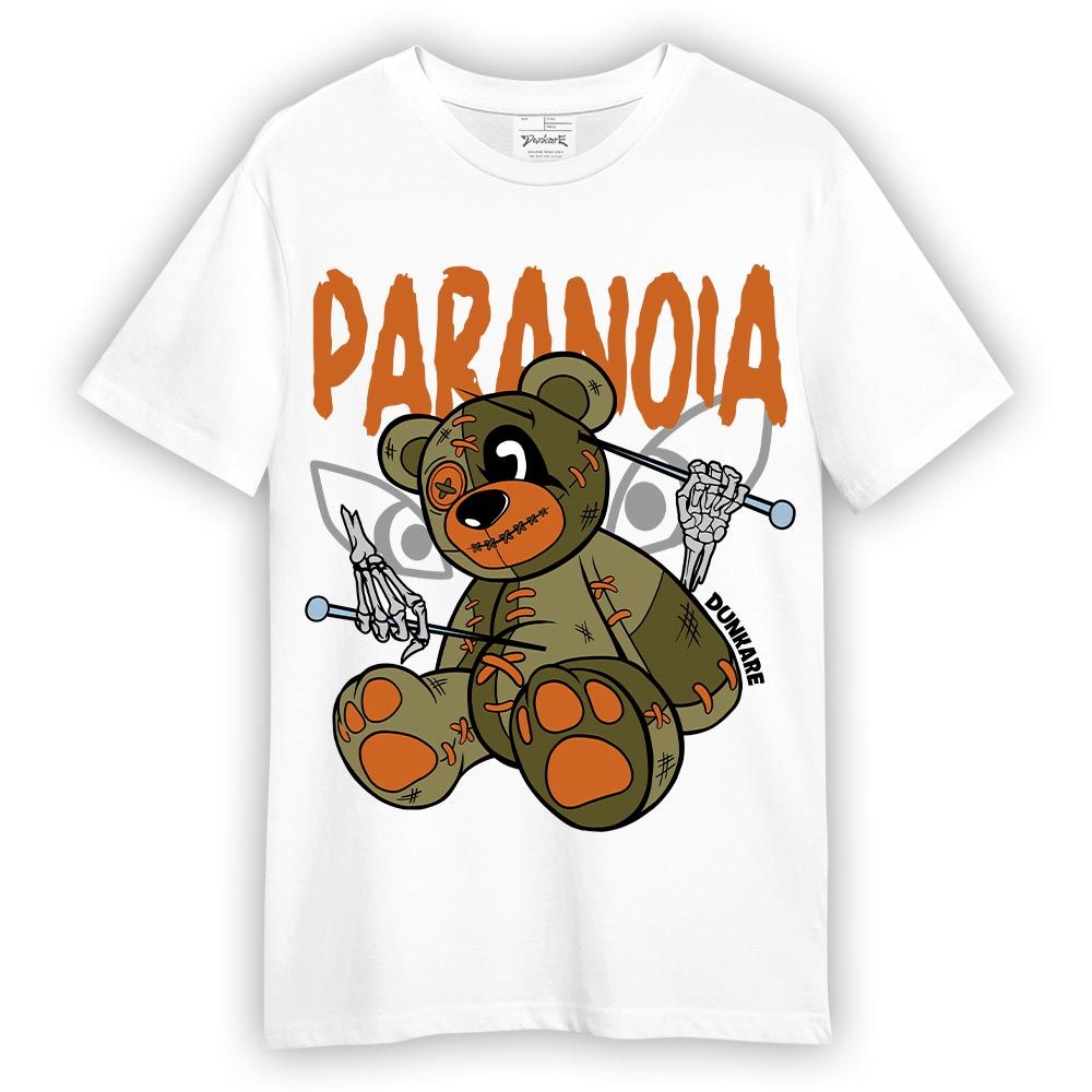 Shirt To Match T-shirt Paranoia Bear, Olive 5s T-shirt To Match Sneaker 2704 NCMD