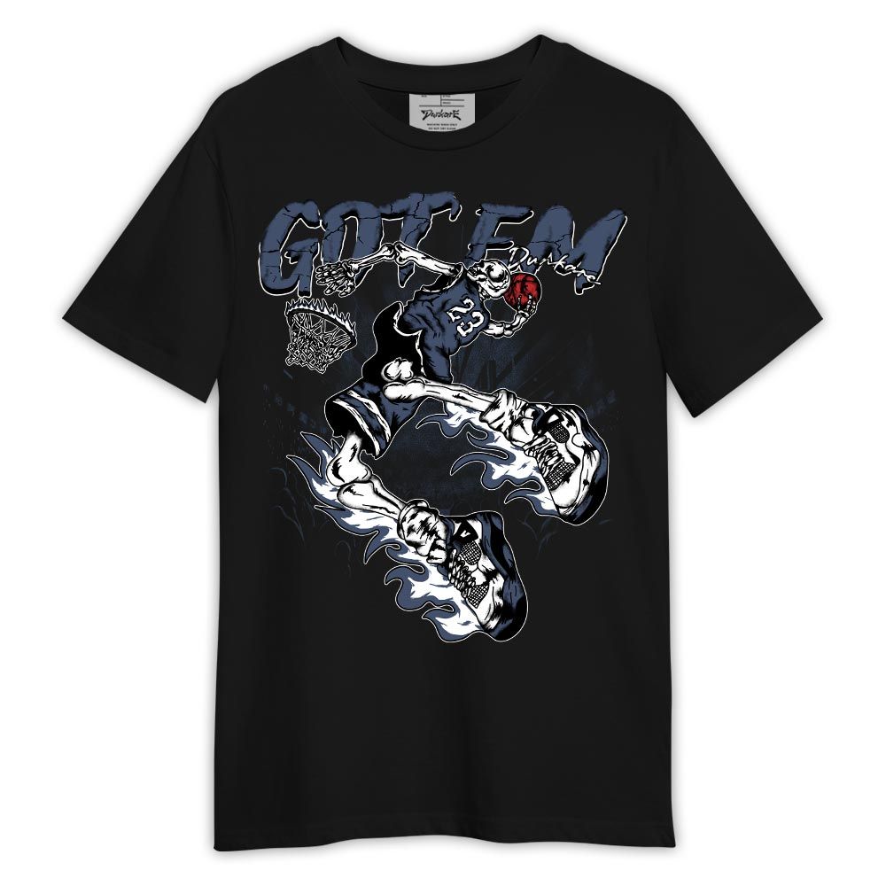 Shirt To Match Low Diffused Blue 11s - Got'Em 23 Basketball Shirt Outfit